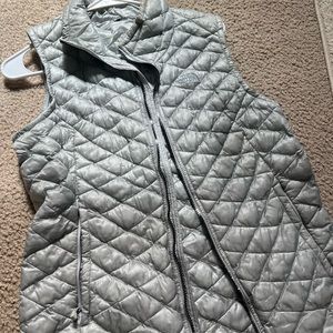 Grey North Face vest